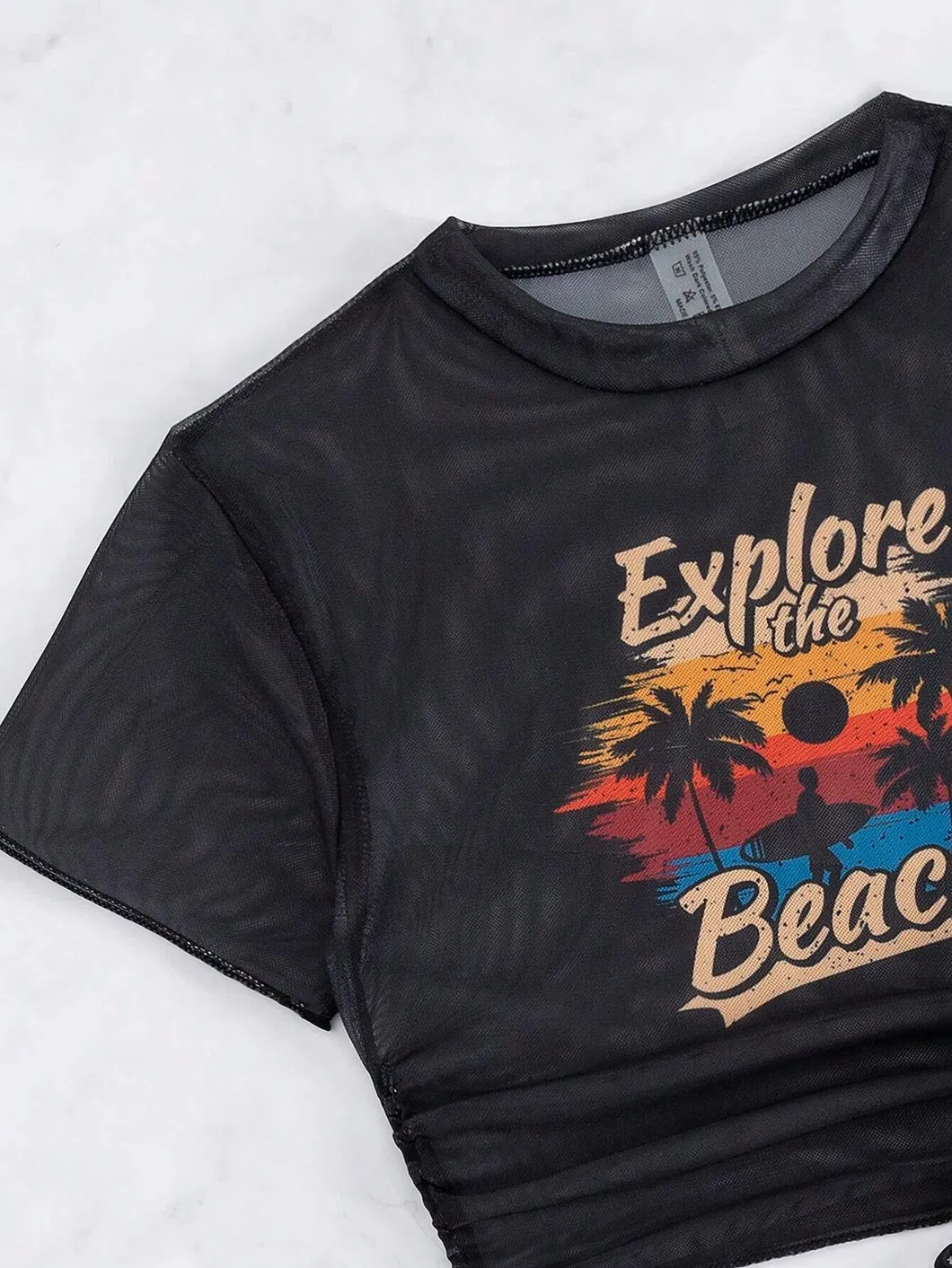 Beach Printing Three Pieces Swimsuits