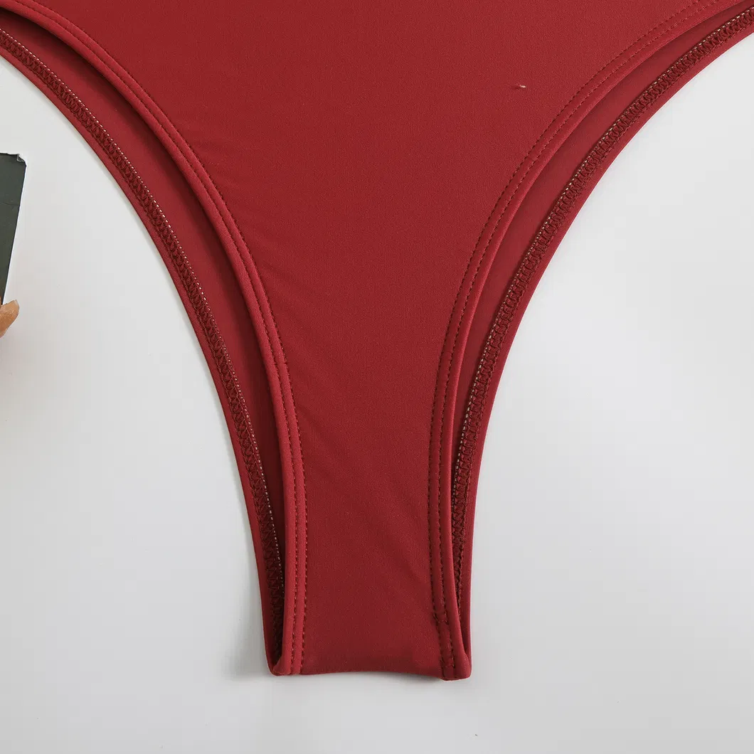 One Piece Cut out Halter Bikini