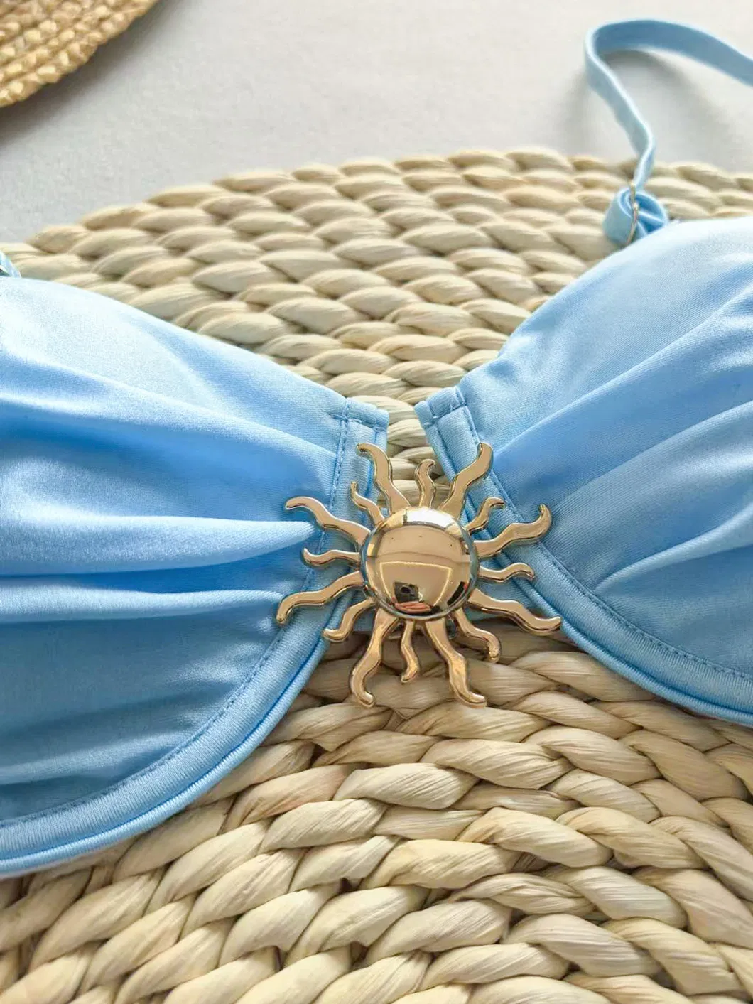 Three Pieces Swimsuits with Sun Hardware