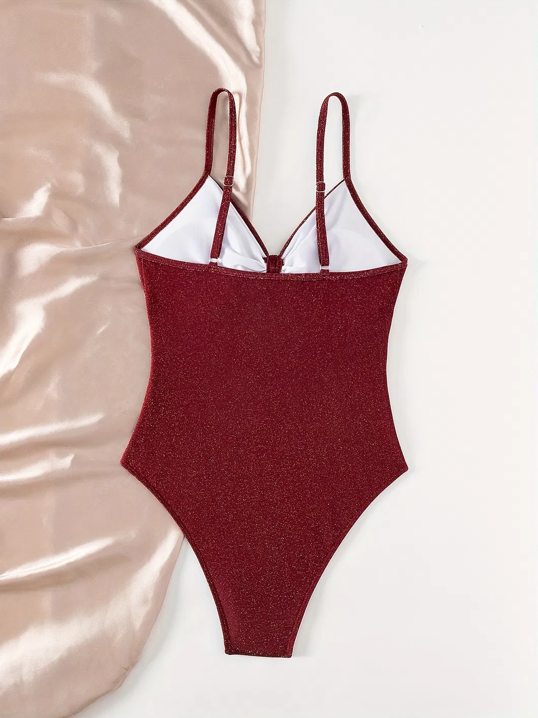Shinny Cutout One Piece Bikini
