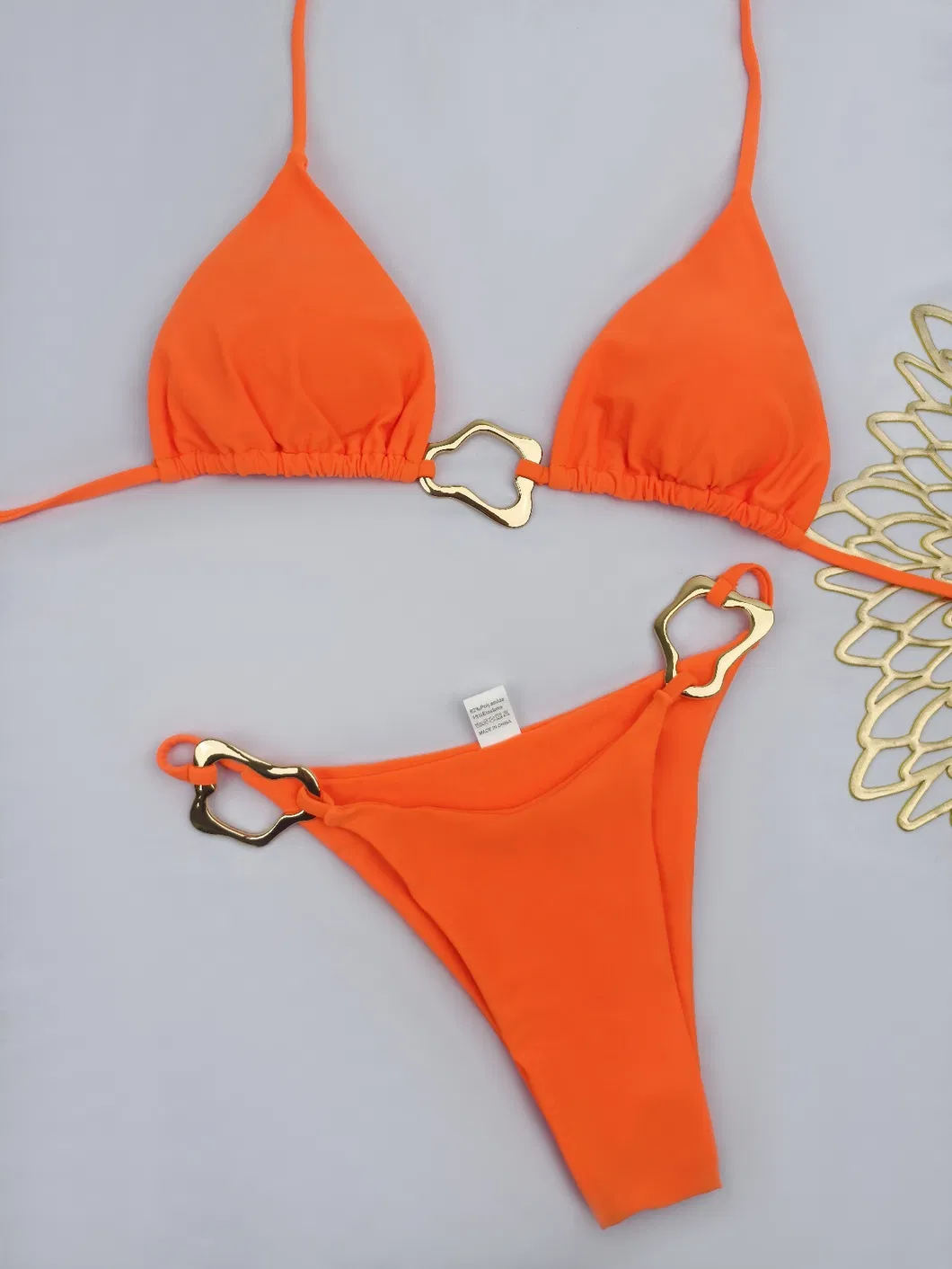 Factory Two Pieces Bikini Wave Ring Sexi Hot Selling Product Women Swimwear