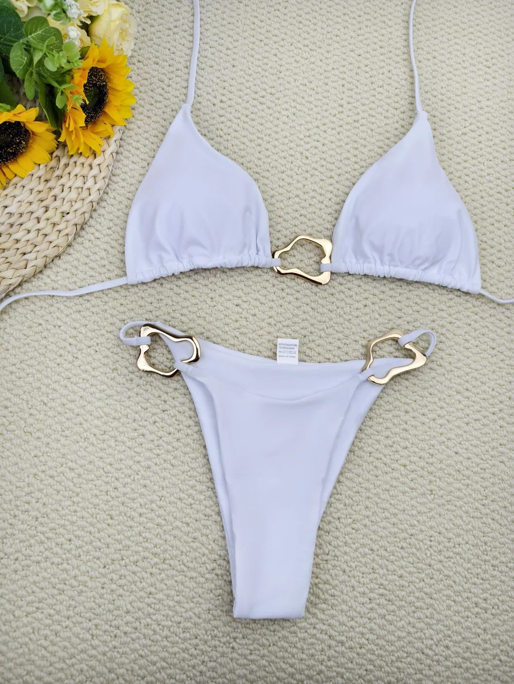 Factory Two Pieces Bikini Wave Ring Sexi Hot Selling Product Women Swimwear
