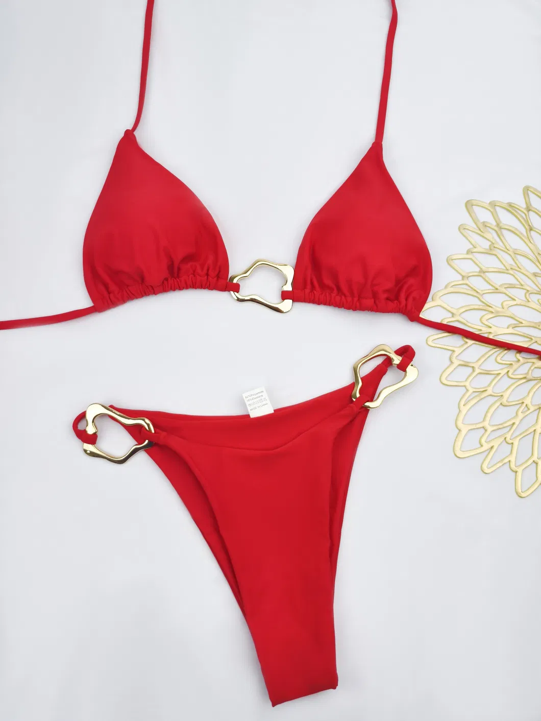 Factory Two Pieces Bikini Wave Ring Sexi Hot Selling Product Women Swimwear