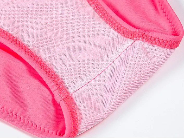 Kids Pink Designer One Shoulder Ruffle Two Pieces High Quality Children Bikini